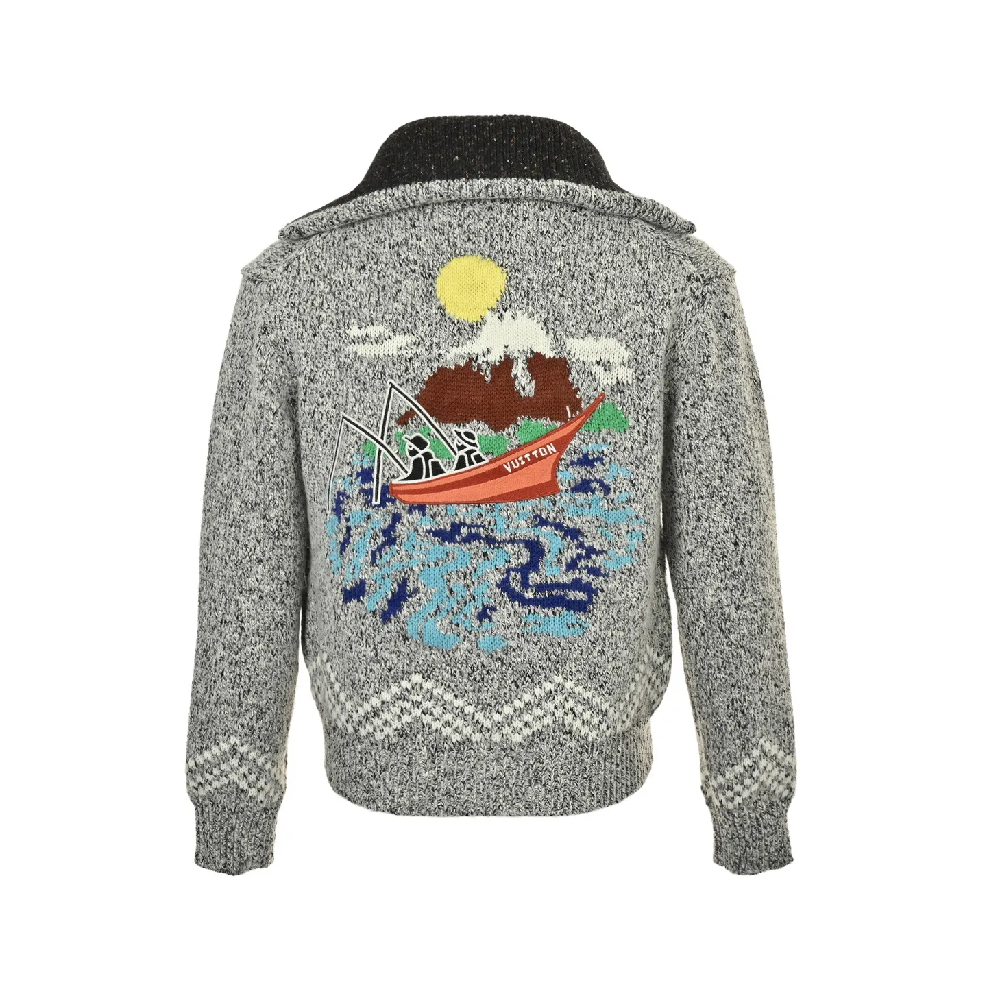 Louis Vuitton 25Fw Nigo Fishing Knitted Jacket